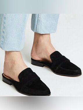 Rebecca Minkoff Mika
Black Suede Mule Flats